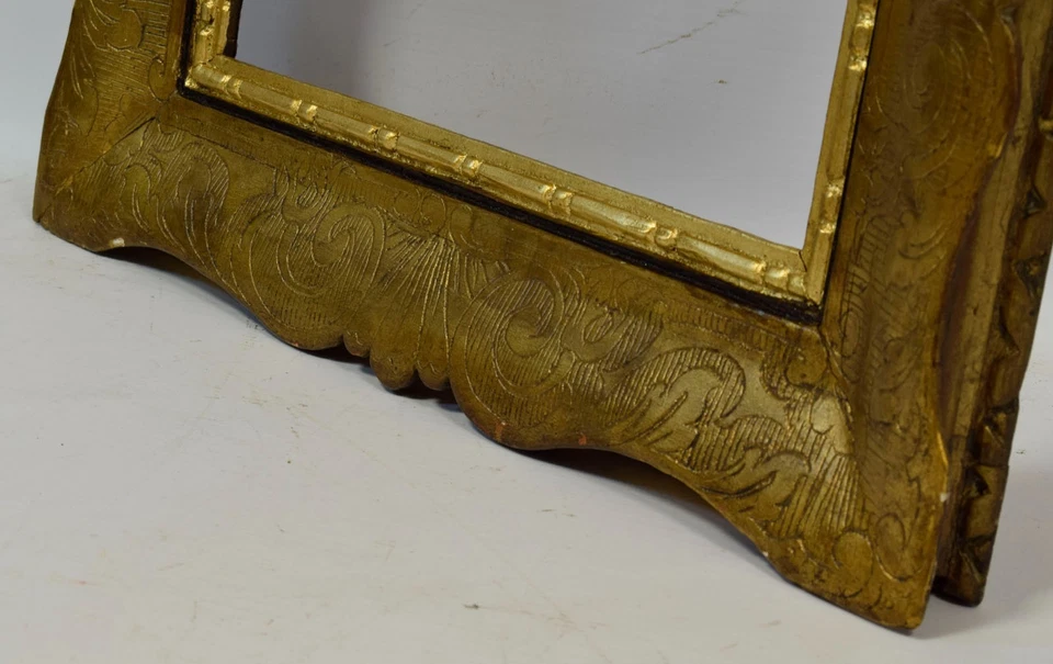 Vers 1880-1900 Ancien cadre, état d’origine, taille intérieure : 40,5 x 30,5 cm - Photo 4/4