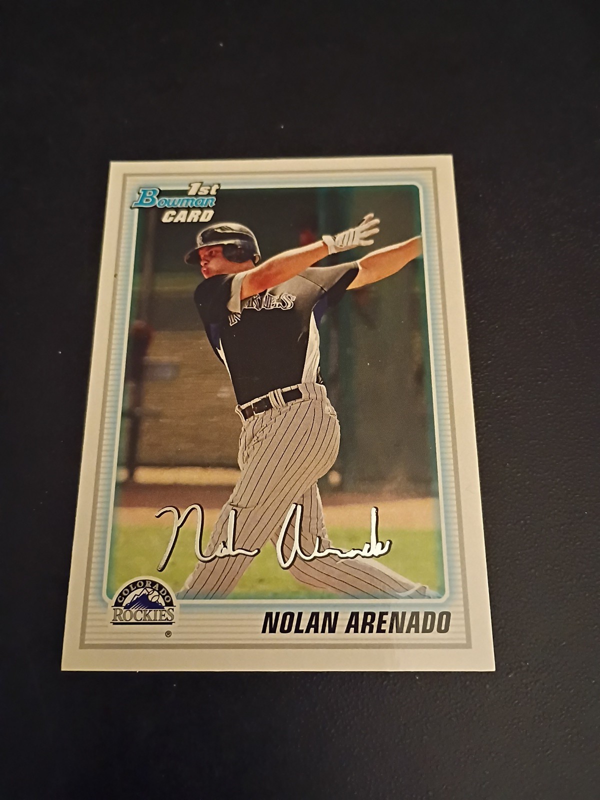 NOLAN ARENADO 2010 Bowman ROOKIE 1st BOWMAN Card #BP91 Colorado Rockies 