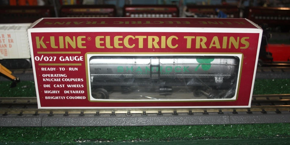 K Line Shamrock Single Dome Tank Car in Original Box - SOLD AS IS - Image 4 of 4