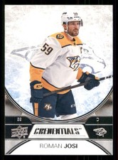 Roman Josi 2021-22 Upper Deck Credentials #36 Nashville Predators
