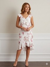 Portmans Floral Broderie Anglaise Dress Size 8