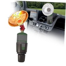 Truwild Upgraded Golf Cart Heater 2025, 5500BTU Heater with Adjustable Black