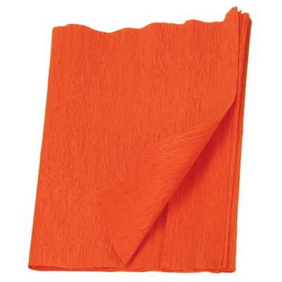 Crepe Paper Roll Crepe Paper Decoration 7.5ft Long 20 Inch Wide Orange