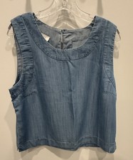 haven well within top L Chambray Tank NWT