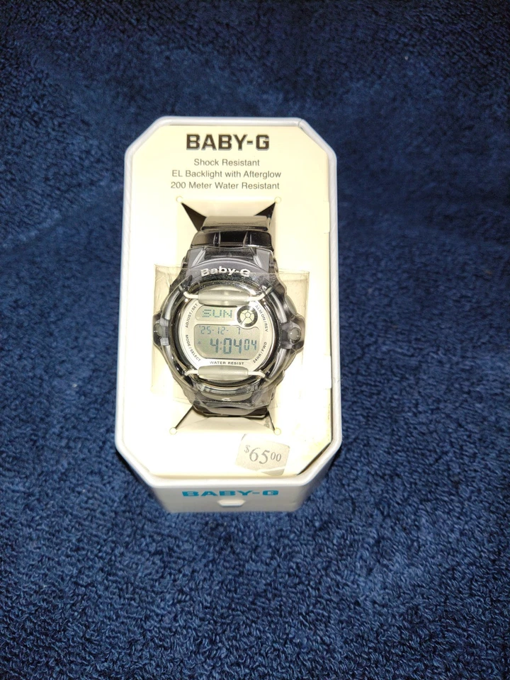 Casio, Resistente a los Golpes Baby-G, Nuevo, Color Transparente Foto 4 de 4