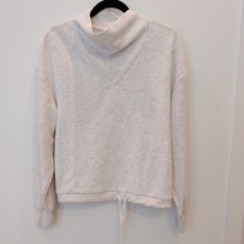 Varley Women s Betsy Sweat DoubleSoft Sweatshirt Heathered Ivory Size XS