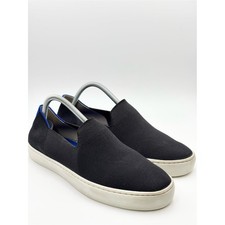 Rothy's The Original Slip On Sneakers Gray Knit Slip-On Loafers with White Sole
