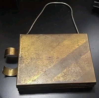 Original Minaudière - The Flappers Clutch. Messing Mini Clutch, antik - Bild 1 von 4