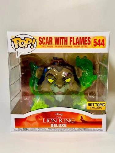 Funko POP! Disney: The Lion King - Scar with Flames #544 Hot Topic Exclusive