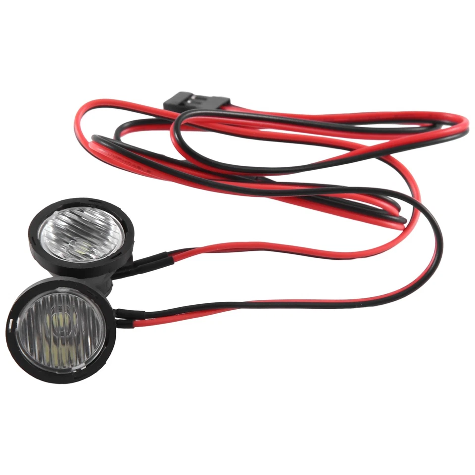 2 StüCk LED-Leuchten  Scheinwerfer Scheinwerfer für 1/10 RC Crawler Ca4900 - Bild 2 von 4