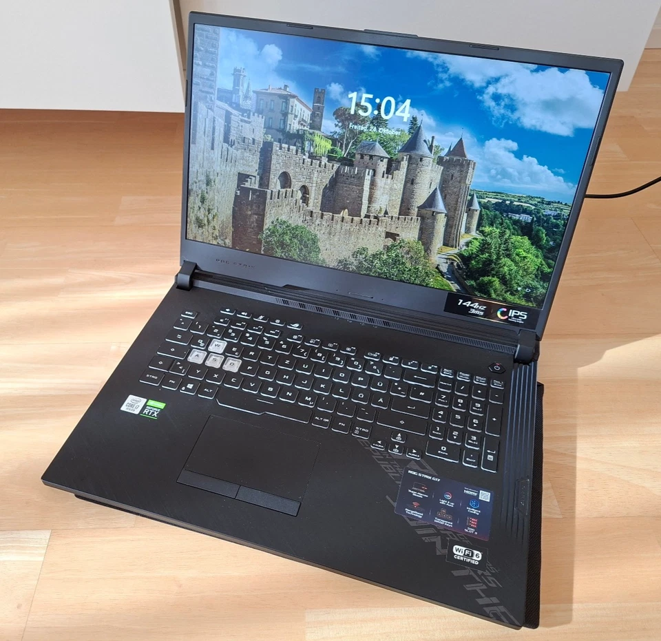 ASUS ROG Strix G17 G712LV-EV023 Gaming, 17,3 Zoll 144Hz, I7-10750H, RTX2060