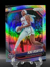 Kiki Iriafen 2025 Panini Prizm WNBA Rookie Silver Prizm #72 RC Mystics
