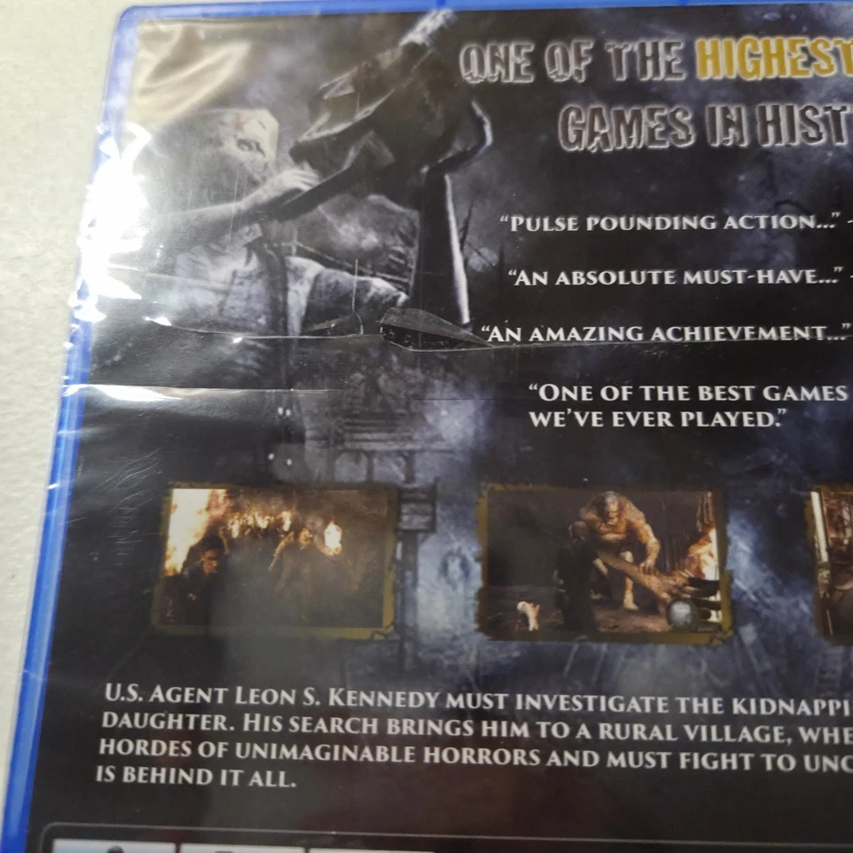Resident Evil 4 PS4 Video Game Survival Horror Classic Sealed - Image 3 of 3