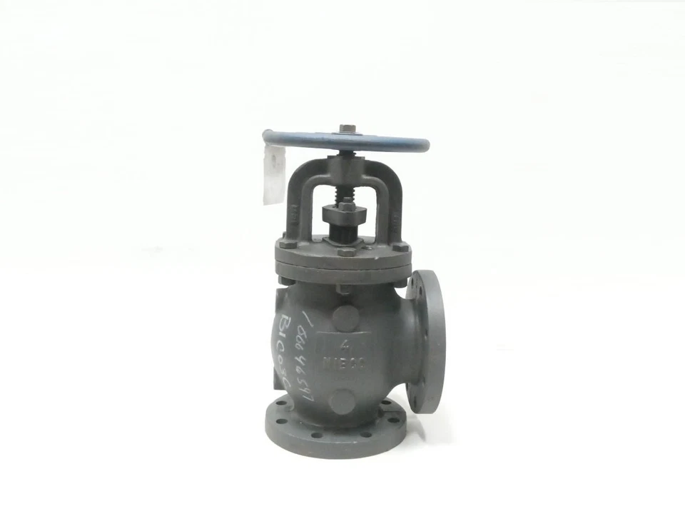 Nibco NHD300H F-818-B Manual Iron Flanged Angle Valve 4in 125 - Image 2 of 4