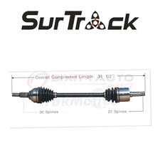 SurTrack CV Axle Shaft for 2005-2011 Cadillac STS 3.6L 4.4L 4.6L V6 V8 - hy