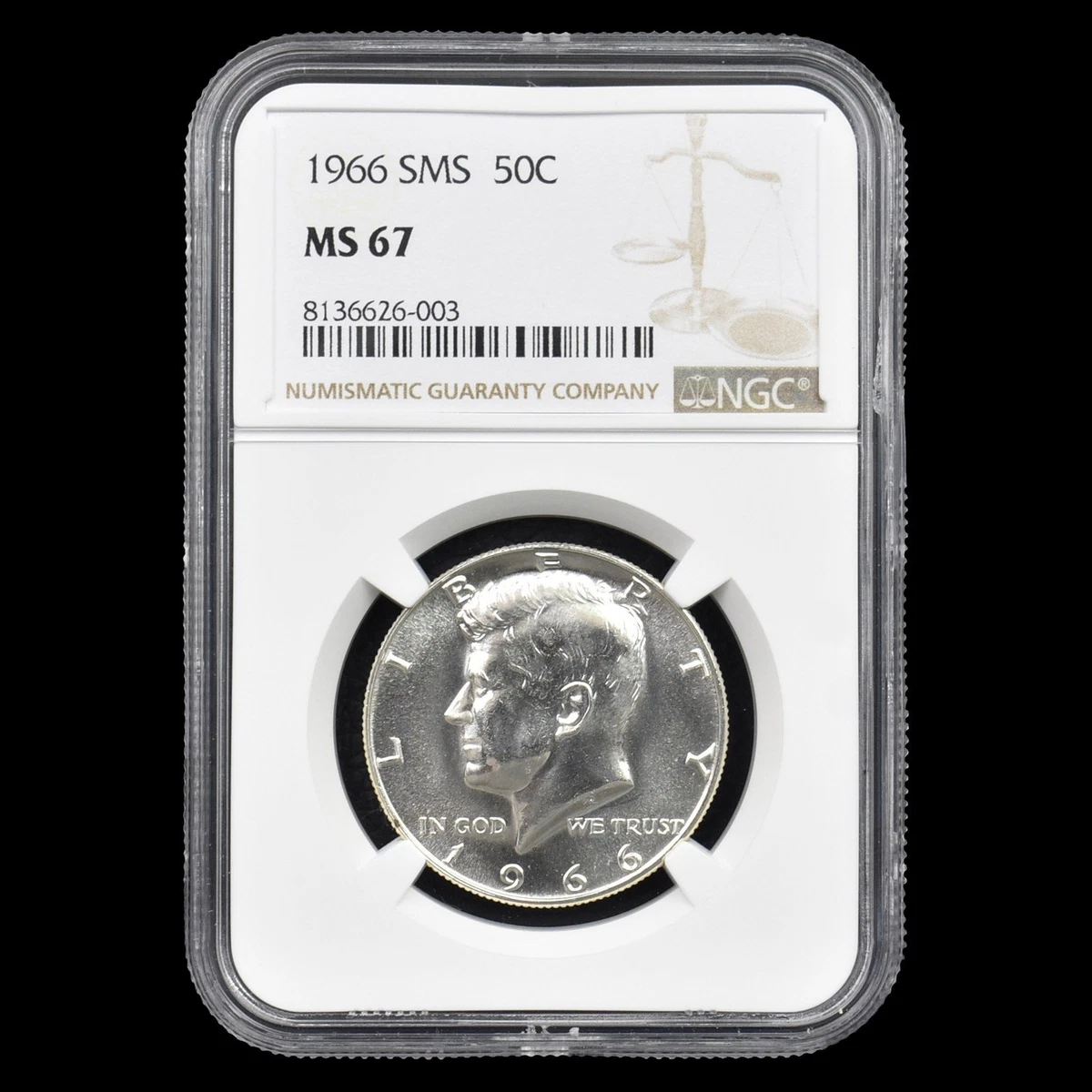 MS 67 Graded 1966 Kennedy US Half Dollars (1964-Now) for sale | eBay