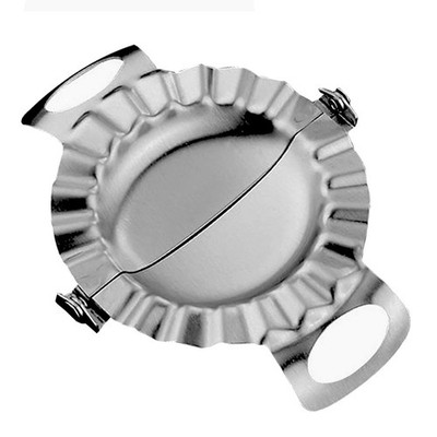 Edelstahl Knödelpresse für Ravioli Empanadas 12,4 cm x 9 cm x 1 cm