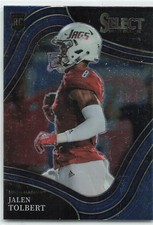 2022 Panini Select Draft Picks #113 Jalen Tolbert Blue (Retail Base)