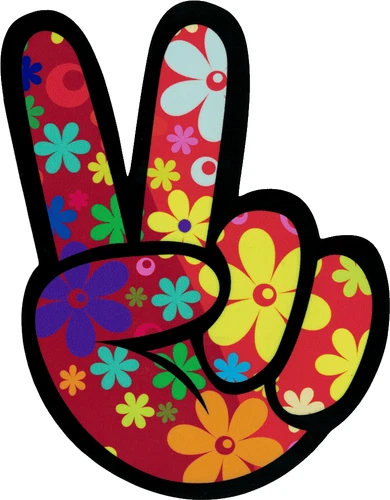 Peace Sign Stop Wars Love Self Adhesive Vinyl Sticker