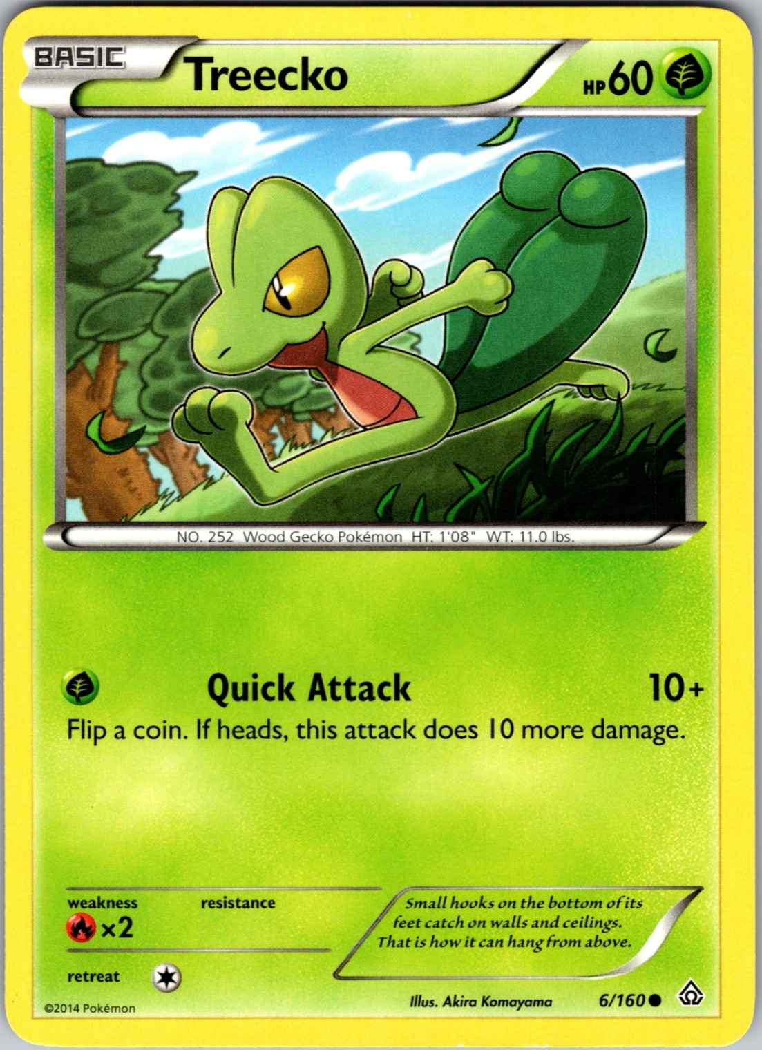 Treecko 6/160 Common Regular XY - Primal Clash LP
