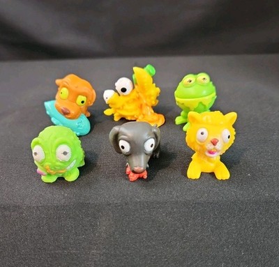 The Ugglys Ugliest Pet Shop Animal Mini Toy Figures Moose Toys Mixed Lot Of 6