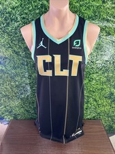 2022-23 Charlotte Hornets Basketball City Edition Mint Blank Issued Jersey 48+6