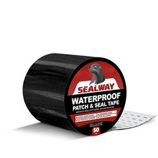 "Black RV Roof Sealant Tape, 4"" x 50' Waterproof Repair Seal Tape   Extra Thic.