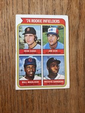 1974 Topps #600 Rookie Infielders Bill Madlock VG-EX Card No Creases RC. rookie card picture