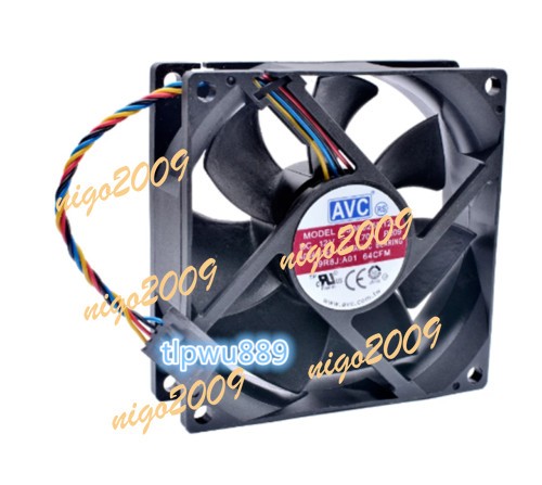 For AVC DS08025R12U DC12V 0.70A 80×80mm×25mm 4pin Cooling Fan #F22