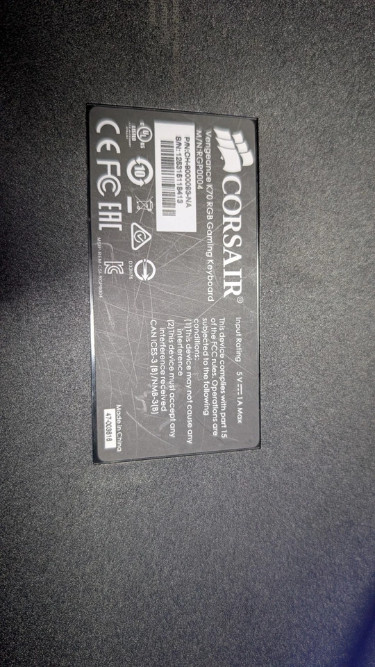 Corsair K70 RGB PRO Wired Mechanical Brown Speed Switches 8,000Hz Hyper-Polling - Image 2 of 3