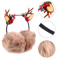 Ear Warmers Reindeer Headband Winter Headbands for Women Cold Weather