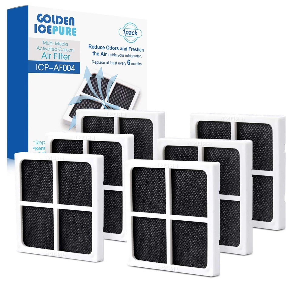 GOLDEN ICEPURE 6 Stück Luftfilter für Kühlschrank Kompatibel mit LG Pure N Fresh LT120F Filter