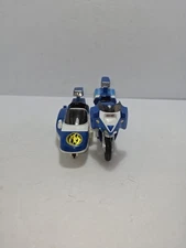 1993 Blue Mighty Morphine Power Rangers Triceratops Battle Bike Side Car Bandai 