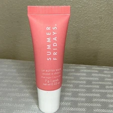 Summer Fridays Lip Butter Travel Size - Pink Sugar, Brand New!