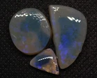 Australia LIGHTNING RIDGE SEMI CRYSTAL OPAL Cutting Rough Rub Lot 32.00cts