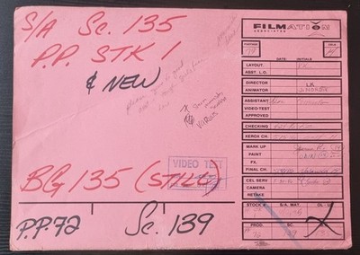 1980s She-Ra Princess of Power Animation Production Folder 8x Layout Art MOTU
