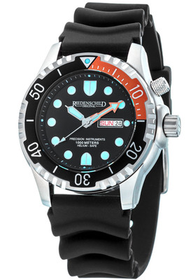Riedenschild Precision Instruments Taucher Herrenuhr | Tag, Datum, Helium Ventil