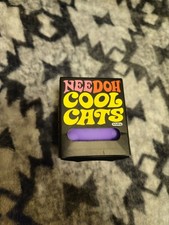 Schylling Super Cool Cats NeeDoh Purple Cooling Squeeze Toy BRAND NEW