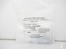 Keylocking Thread Insert M6 X 1.0 X M10 X1.25 Carbon Steel, Lot Of 10