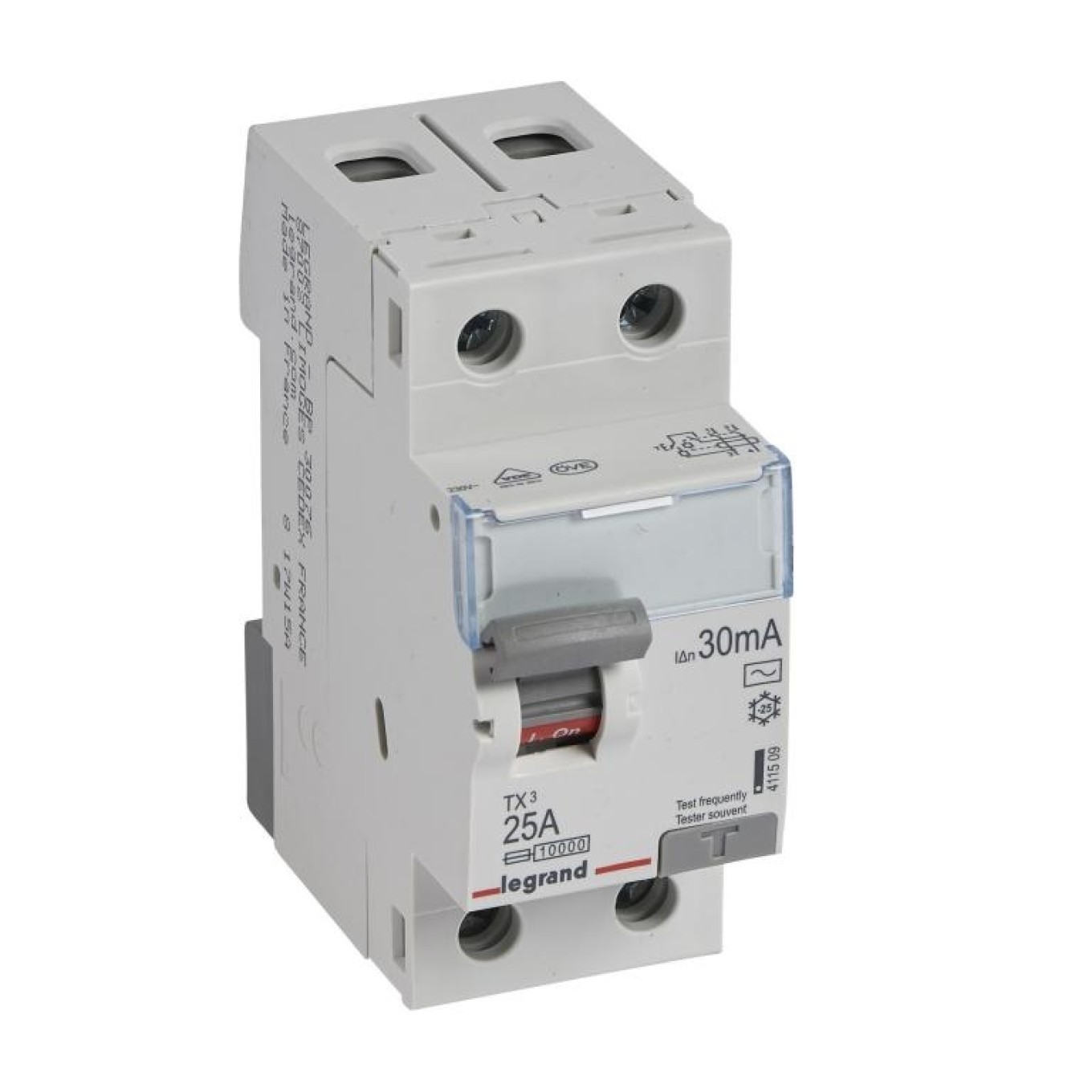 2P 25A 0.03A P300 Series TX3 411509 Residual Current Switch