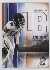 2024 Topps Signature Class Rookies Blue & Orange Adisa Isaac #72 4k8