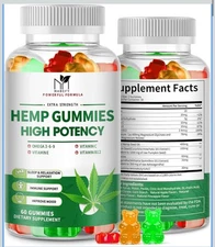 2 Pack Gummies – Natural Relaxation & Sleep Support, Vegan, 1200mg