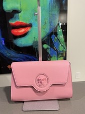 Versace Shoulder Bag Medusa Leather Mini Pink Italy 1021608 NWT 1200 Retail