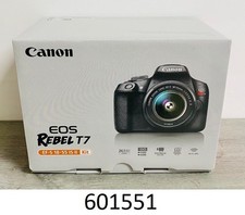 Canon EOS Rebel T7 24.1 MP Digital SLR Camera - Black Kit with 18-55 Lens 