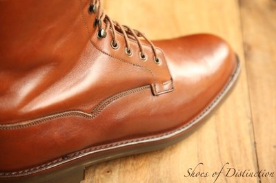 Crockett & Jones Snowdon hellbraun Leder Derby Stiefel Schuhe Herren UK 9 E £730