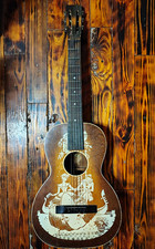 1920s Wards Decalomania Parlor Guitar