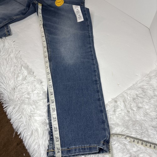 Cat & Jack Boys’ Medium Wash Stretch Skinny Fit Jeans Size 12 Husky - Picture 5 of 6