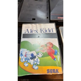 Sega Master System Power Base w/ 5 games + 3 Controllers + 3 Joysticks -Untested