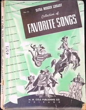 M. M. Cole Ultra Modern Library Collection of Favorite Songs Music Book 571a