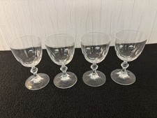 5 verres à vin blanc modèle Chambord en cristal Lalique France (prix à la pièce)